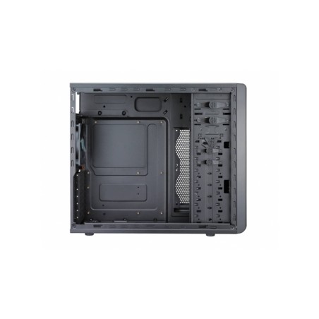 Cooler Master CM Force 500 ATX Tower Case - Sleek Black Design, Versatile Cooling, No Power Supply Included (SKU: 4719512041802)